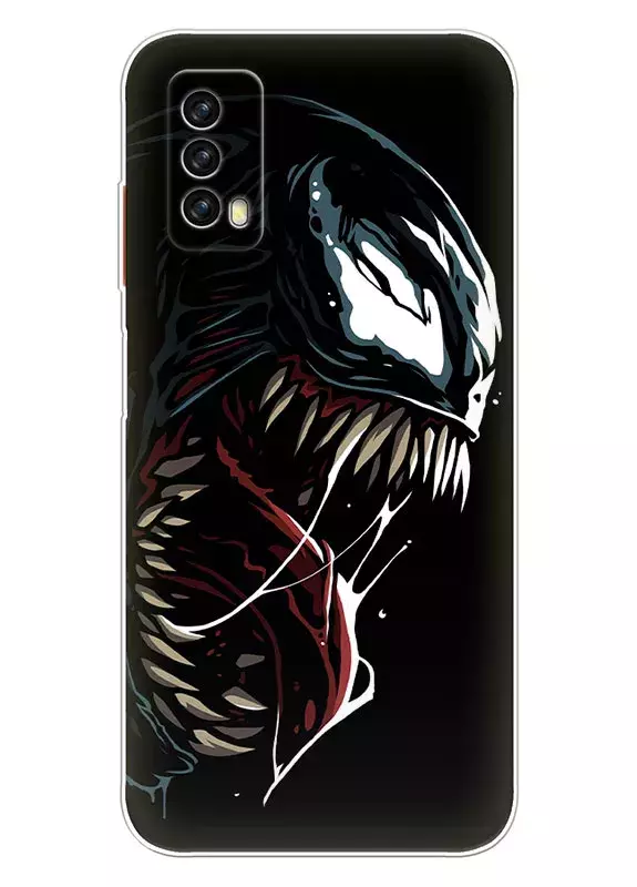 Чехол для Blackview A90 - Venom со свирепым от голода лицом крупным планом 