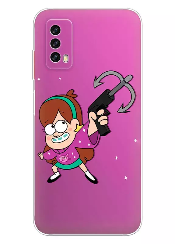 Чехол для Blackview A90 из силикона - Gravity Falls Гравити Фолз Мейбл Пайнс целится из гарпуна 