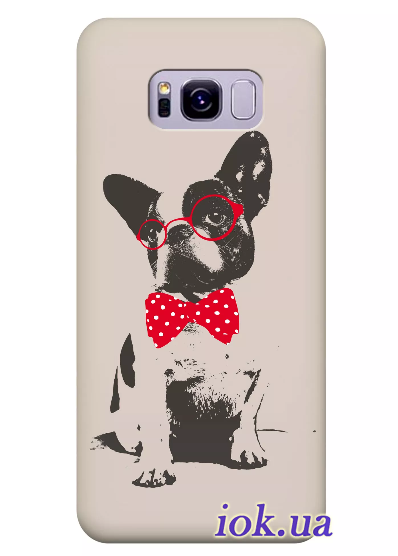 Чехол для Galaxy S8 Plus - Элегантный пёс