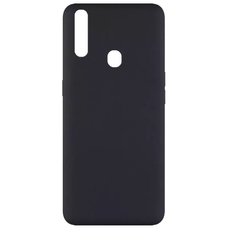 Чехол Silicone Cover Full without Logo (A) для Oppo A31, Черный / Black