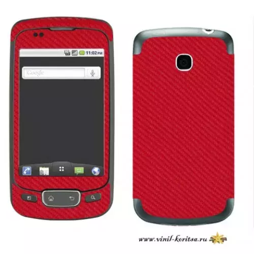 Красный Carbon для LG Optimus One