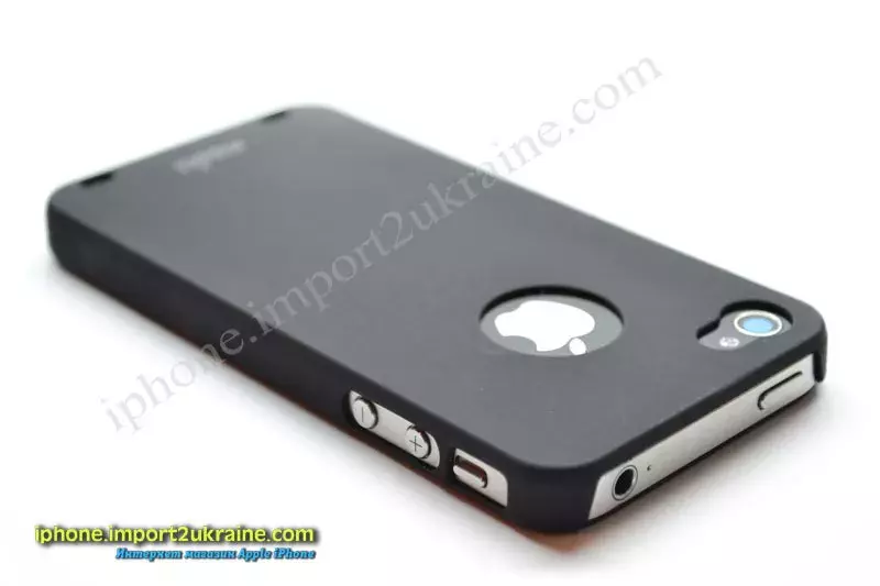 Тонкий пластиковые чехол Moshi для iPhone 4/4S, Черный