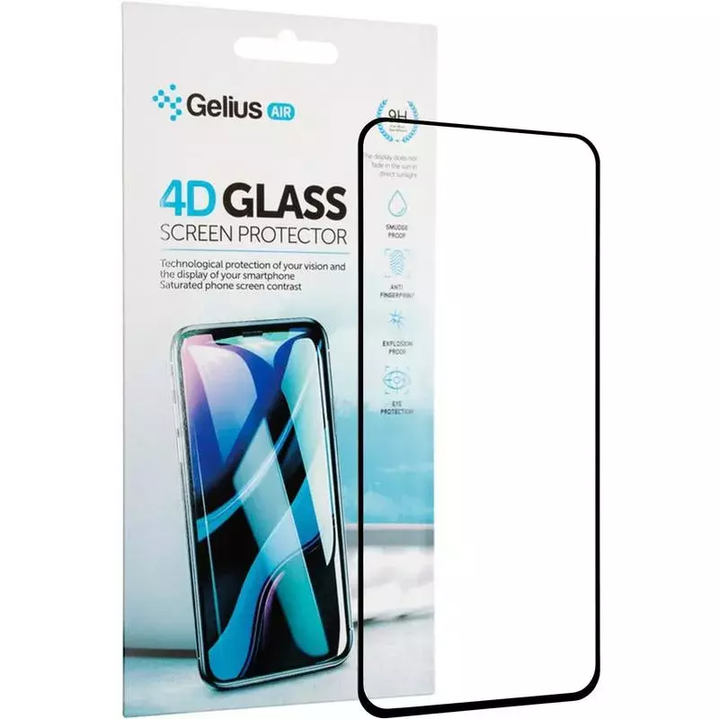 Защитное стекло Gelius Pro 4D for Samsung A215 (A21) Black