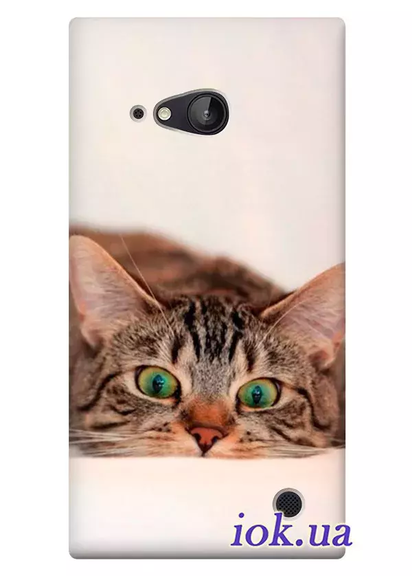 Милый чехол для Nokia Lumia 730 с котенком 