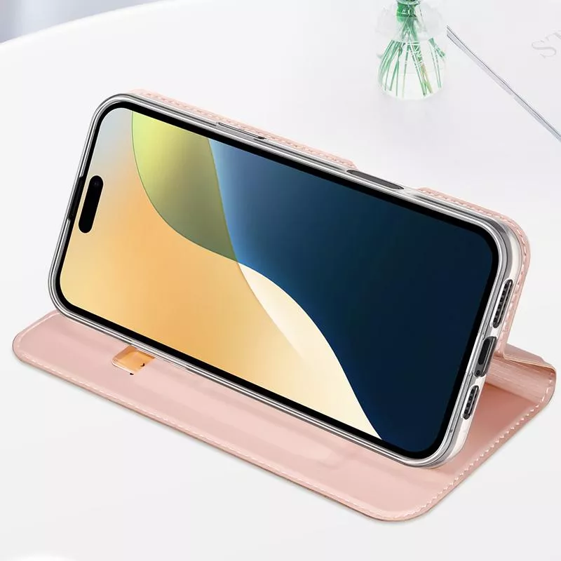 Чехол-книжка Dux Ducis с карманом для визиток для Apple iPhone 16 (6.1")