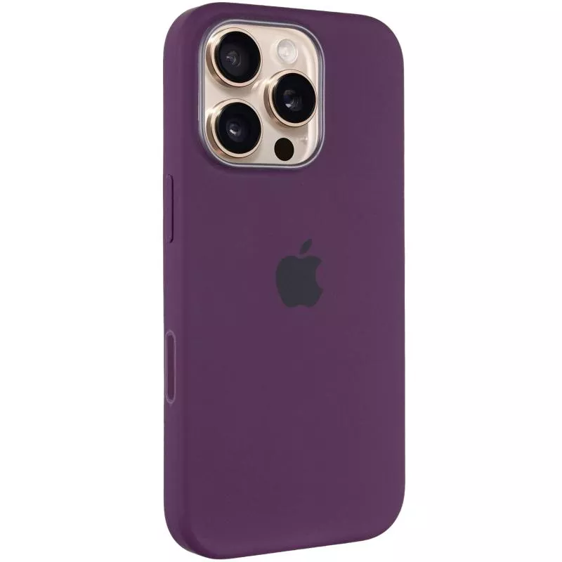 Чехол Silicone case (AAA) with Magsafe and Animation (button) для Apple iPhone 16 Pro (6.3")