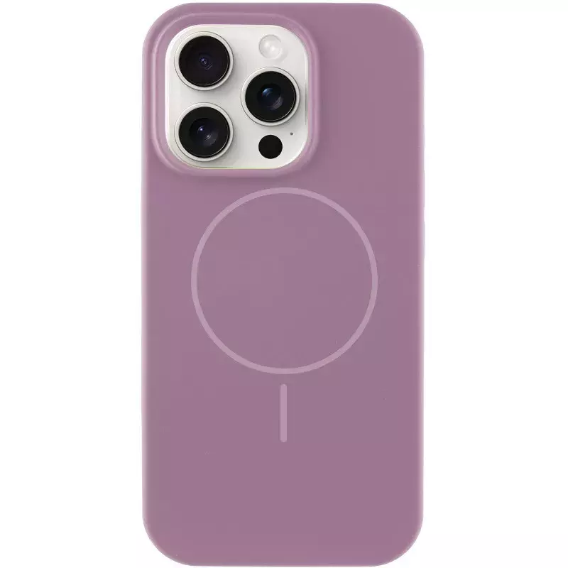 Чехол Silicone Case Full Protective (AA) NO LOGO with MagSafe для Apple iPhone 12 (6.1") || Apple iPhone 12 Pro, Лиловый / Lilac Pride