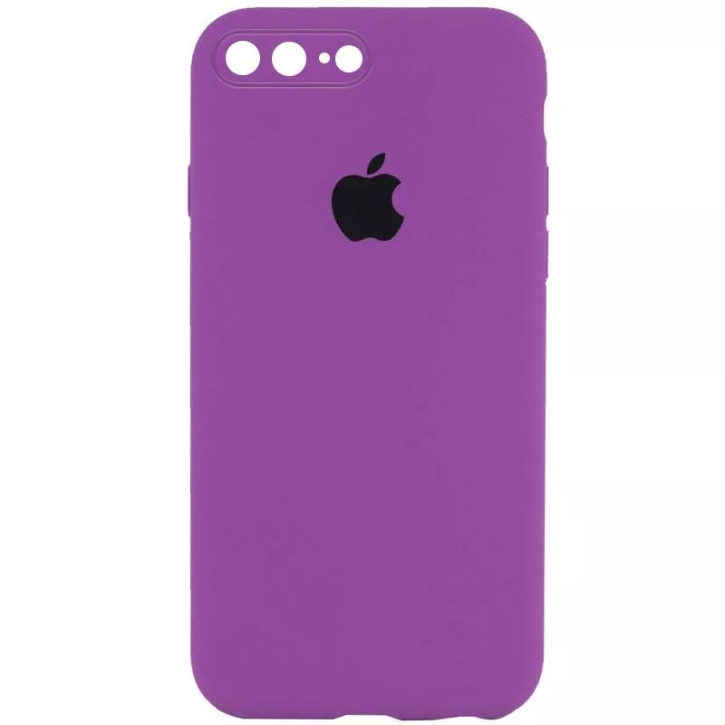 Чехол Silicone Case Square Full Camera Protective (AA) для Apple iPhone 7 plus/8 plus (5.5")