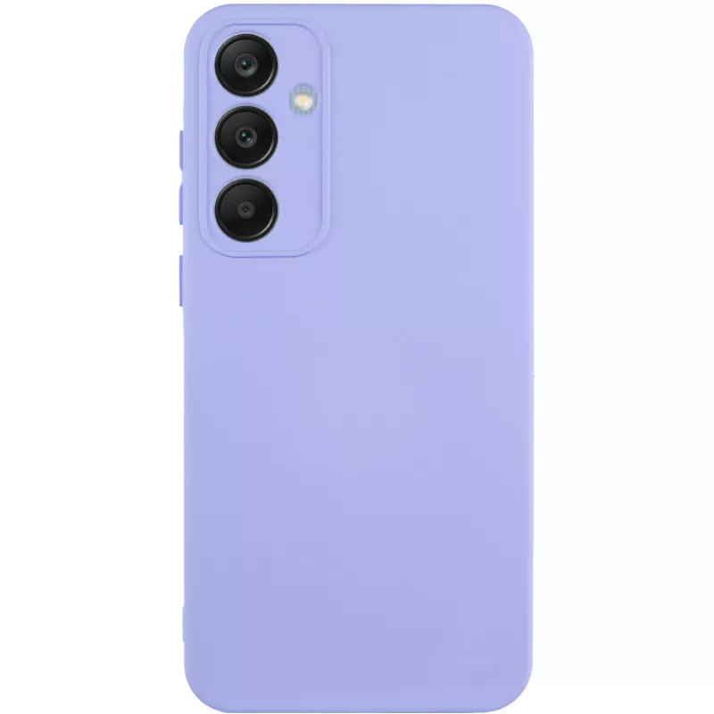 Чехол Silicone Cover Lakshmi Full Camera (AA) для Samsung Galaxy S24+, Сиреневый / Dasheen