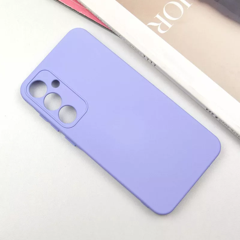 Чехол Silicone Cover Lakshmi Full Camera (AA) для Samsung Galaxy S24+, Сиреневый / Dasheen