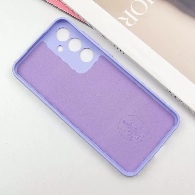 Чехол Silicone Cover Lakshmi Full Camera (AA) для Samsung Galaxy S24+, Сиреневый / Dasheen