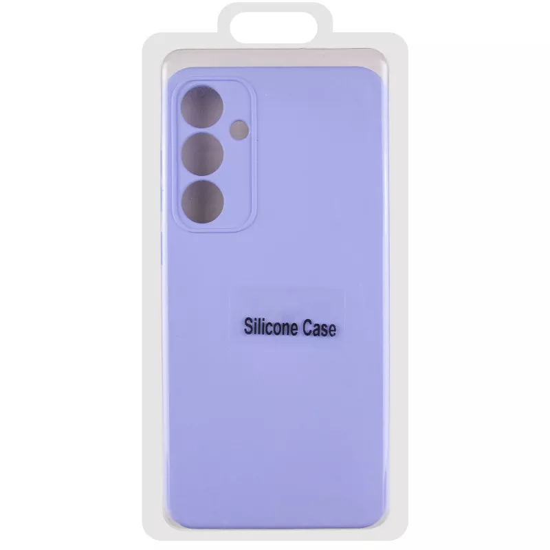 Чехол Silicone Cover Lakshmi Full Camera (AA) для Samsung Galaxy S24+, Сиреневый / Dasheen