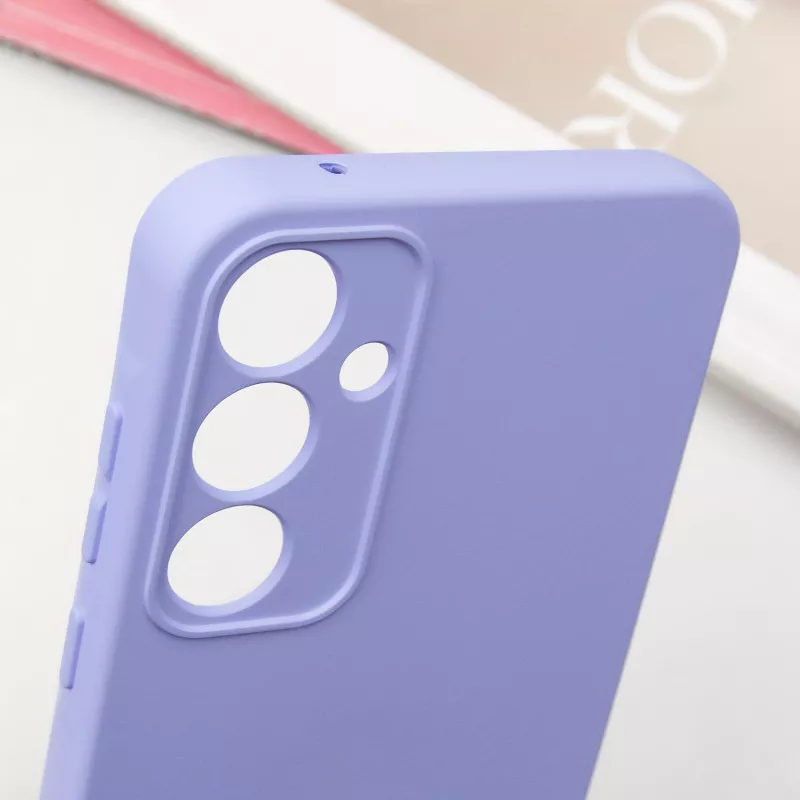 Чехол Silicone Cover Lakshmi Full Camera (AA) для Samsung Galaxy S24+, Сиреневый / Dasheen