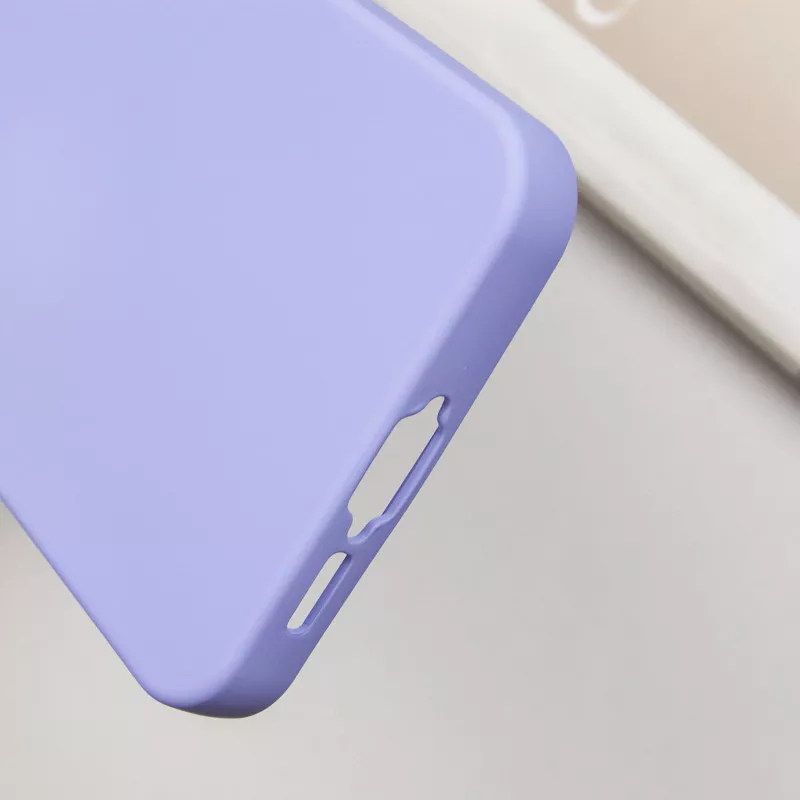 Чехол Silicone Cover Lakshmi Full Camera (AA) для Samsung Galaxy S24+, Сиреневый / Dasheen