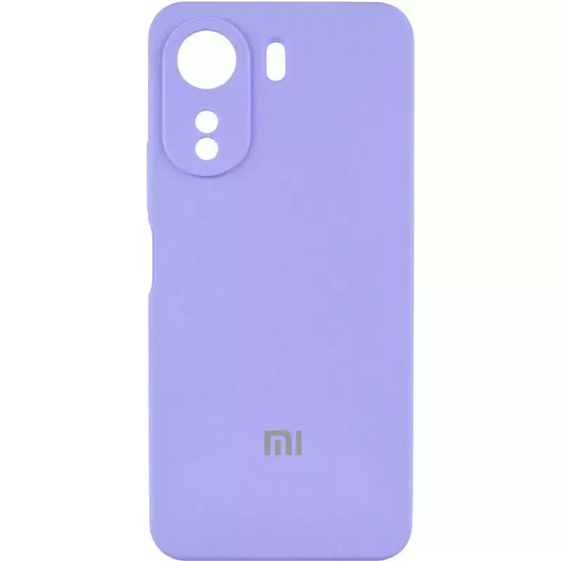 Чехол Silicone Cover Lakshmi Full Camera (AA) with logo для Xiaomi Poco C65 || Xiaomi Redmi 13C, Сиреневый / Dasheen