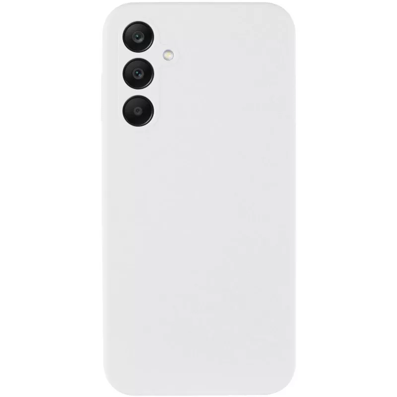 Чехол Silicone Cover Lakshmi Full Camera (AAA) для Samsung Galaxy S25, Белый / White