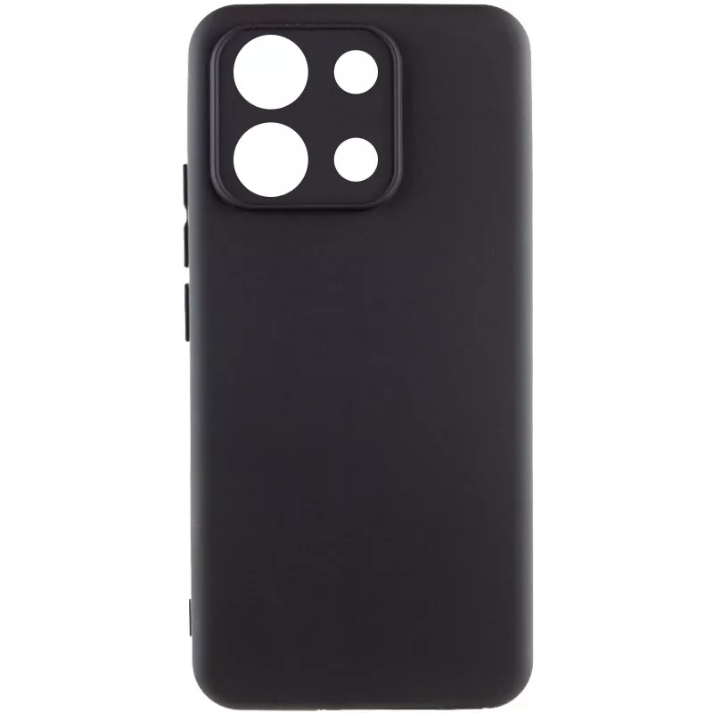 Чехол Silicone Cover Ummi Lakshmi Full Camera (AA) для Xiaomi Redmi Note 13 Pro 5G , Черный / Black