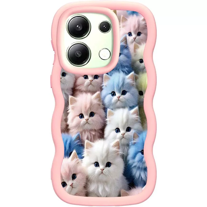 Чехол TPU Cloudy Pictures для Xiaomi Redmi Note 13 Pro 5G || Xiaomi Poco X6, Kittens