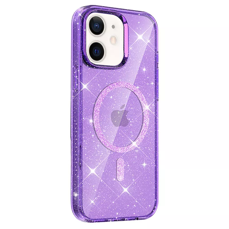 Чехол TPU Eclipse Sparkle (MagFit) для Apple iPhone 11 (6.1"), Purple