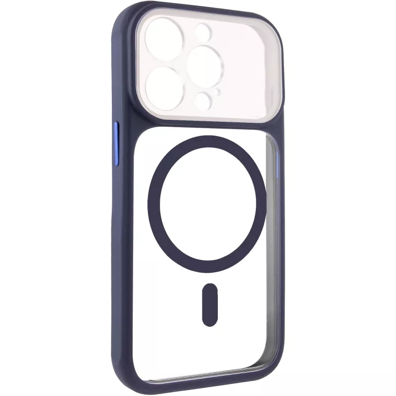 Чехол TPU+PC GETMAN Moon Clear with MagSafe для Apple iPhone 15 Pro (6.1")
