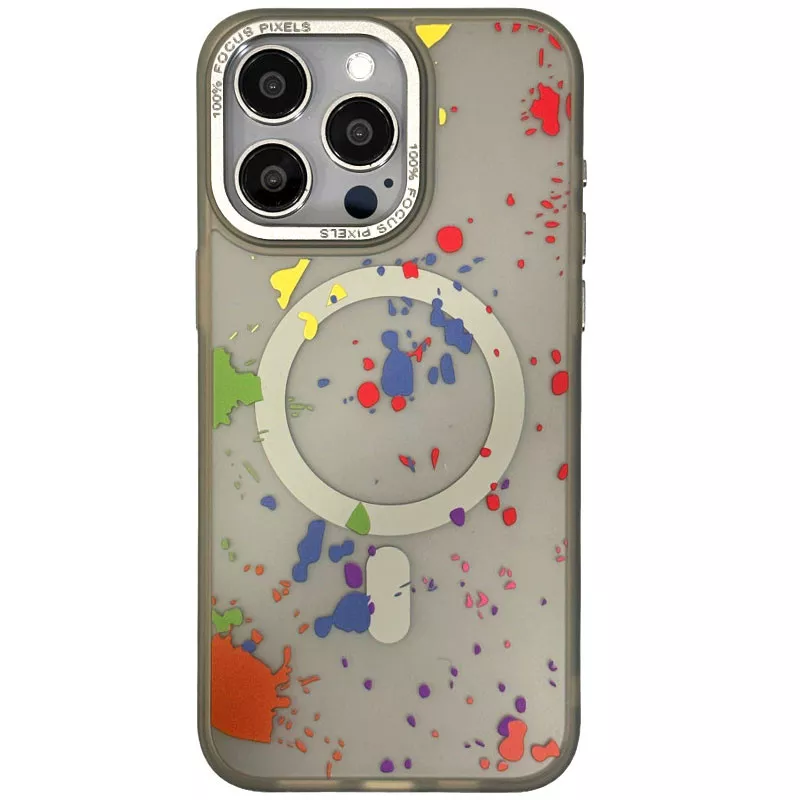 Чехол TPU+PC Flush with MagSafe для Apple iPhone 12 (6.1") || Apple iPhone 12 Pro, Titanium grey
