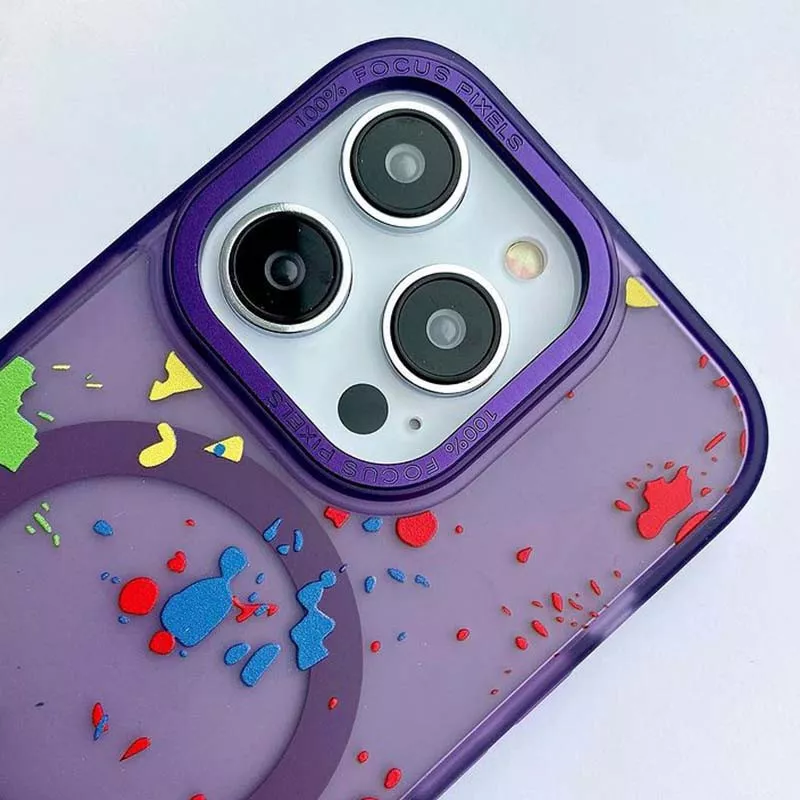 Чехол TPU+PC Flush with MagSafe для Apple iPhone 12 Pro Max (6.7"), Dark purple