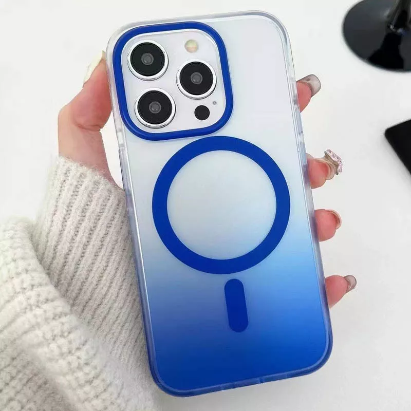 Чехол TPU+PC Phantom with MagSafe для Apple iPhone 14 Pro (6.1"), Blue