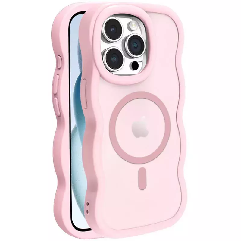 Чехол TPU+PC Undine with MagSafe для Apple iPhone 12 (6.1") || Apple iPhone 12 Pro, Pink