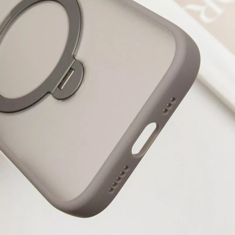 Чехол Ummi Colorful with MagSafe HQ Ring для Apple iPhone 15 (6.1"), Grey