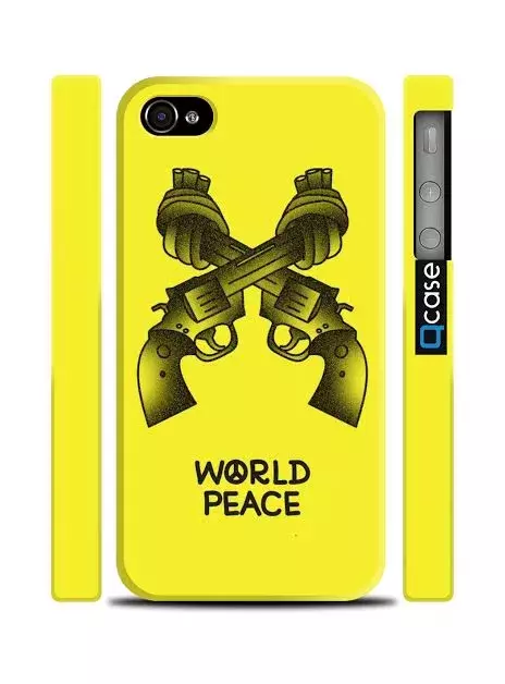Чехол для iPhone 4, 4s Мир во всем мире - World Peace| Qcase