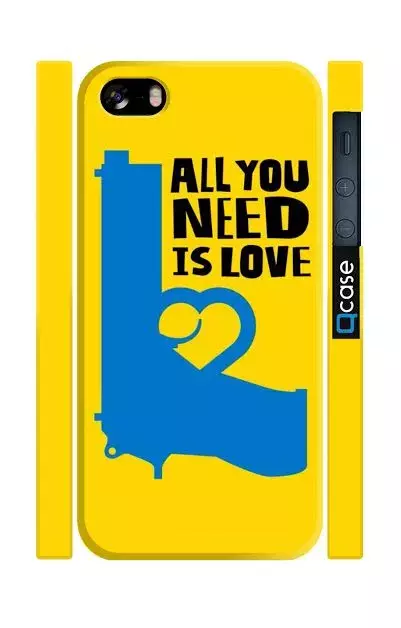 Чехол для iPhone 5, 5s  - All you need is love| Qcase