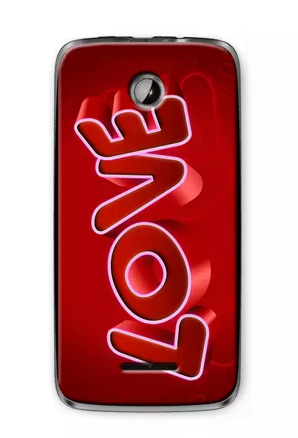 Купить чехол для Lenovo A390 с надписью Love