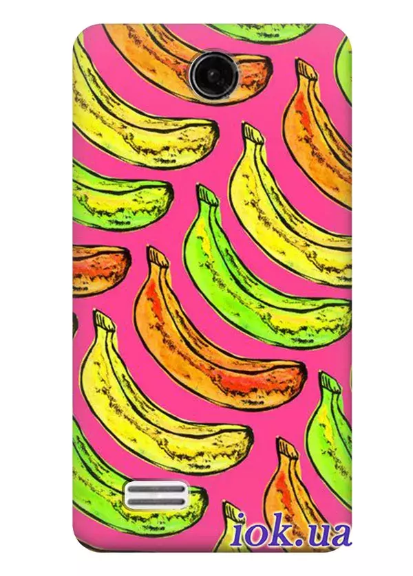 Чехол для Lenovo A590 - Разноцветные бананы