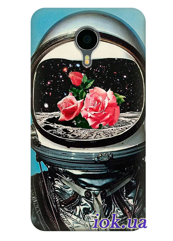 Чехол для Meizu MX4 - Романтичный космонавт