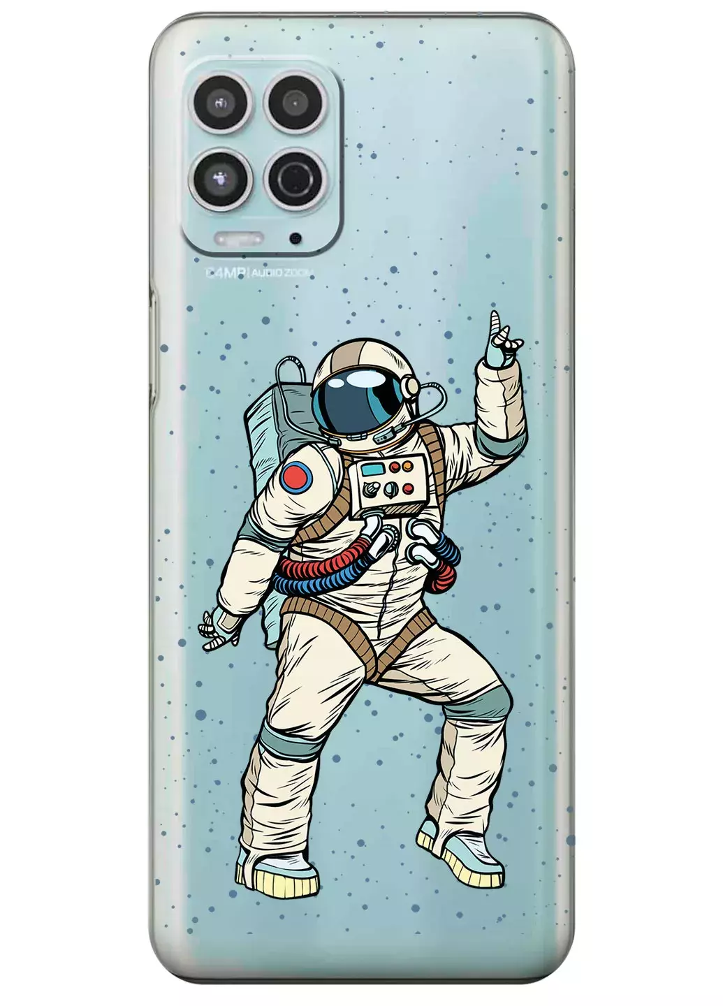 Чехол для Motorola Moto G100 - Веселый космонавт