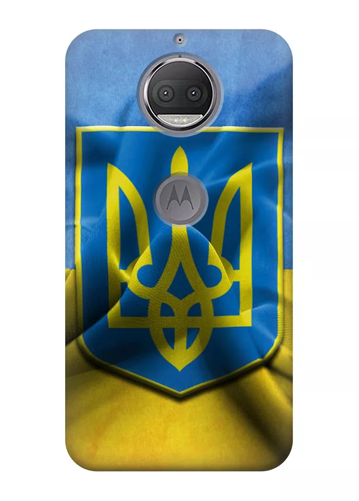 Чехол для Motorola Moto G5s Plus (XT1805) - Флаг и Герб Украины