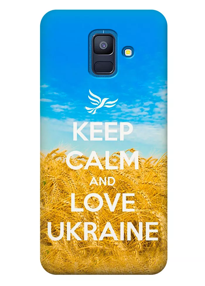 Чехол для Galaxy A6 (2018) - Love Ukraine
