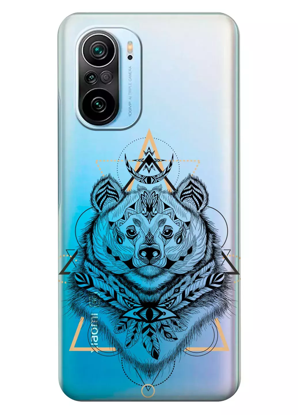 Чехол для Xiaomi Mi 11X Pro - Медведь индеец