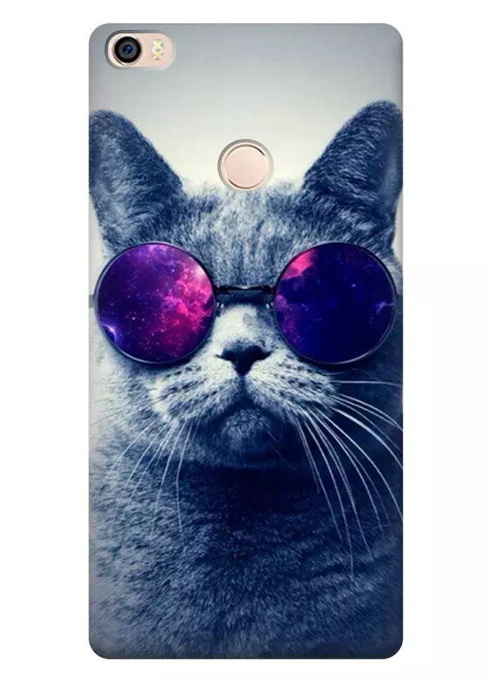 Чехол для Xiaomi Mi Max - Кот в очках