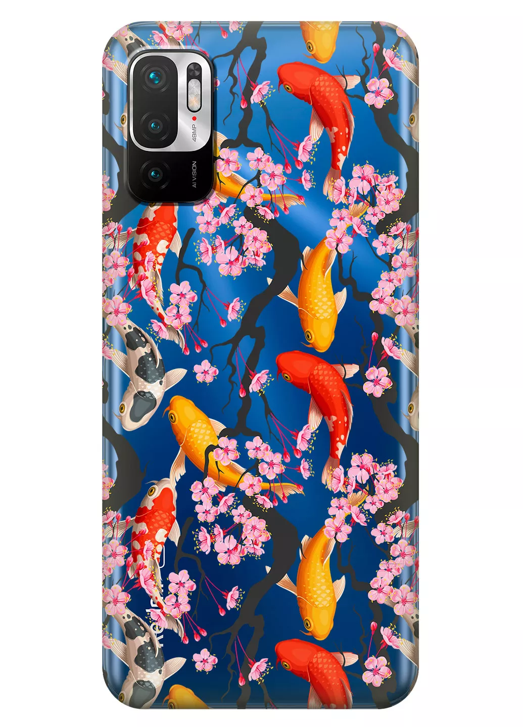 Чехол для Redmi Note 10 5G - Японские рыбки