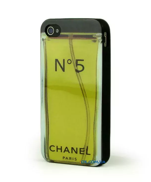Чехол силиконовый CHANEL 5 Parfum на iPhone 4S/4