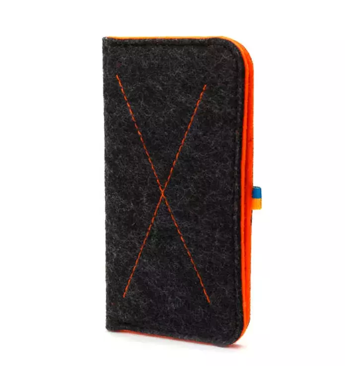 Чехол Freedom Fullo для iPhone 5/5S, черный с оранжевым