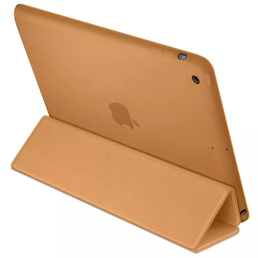 Оригинальный кожаный чехол Apple Smart Case для iPad Air - коричневый