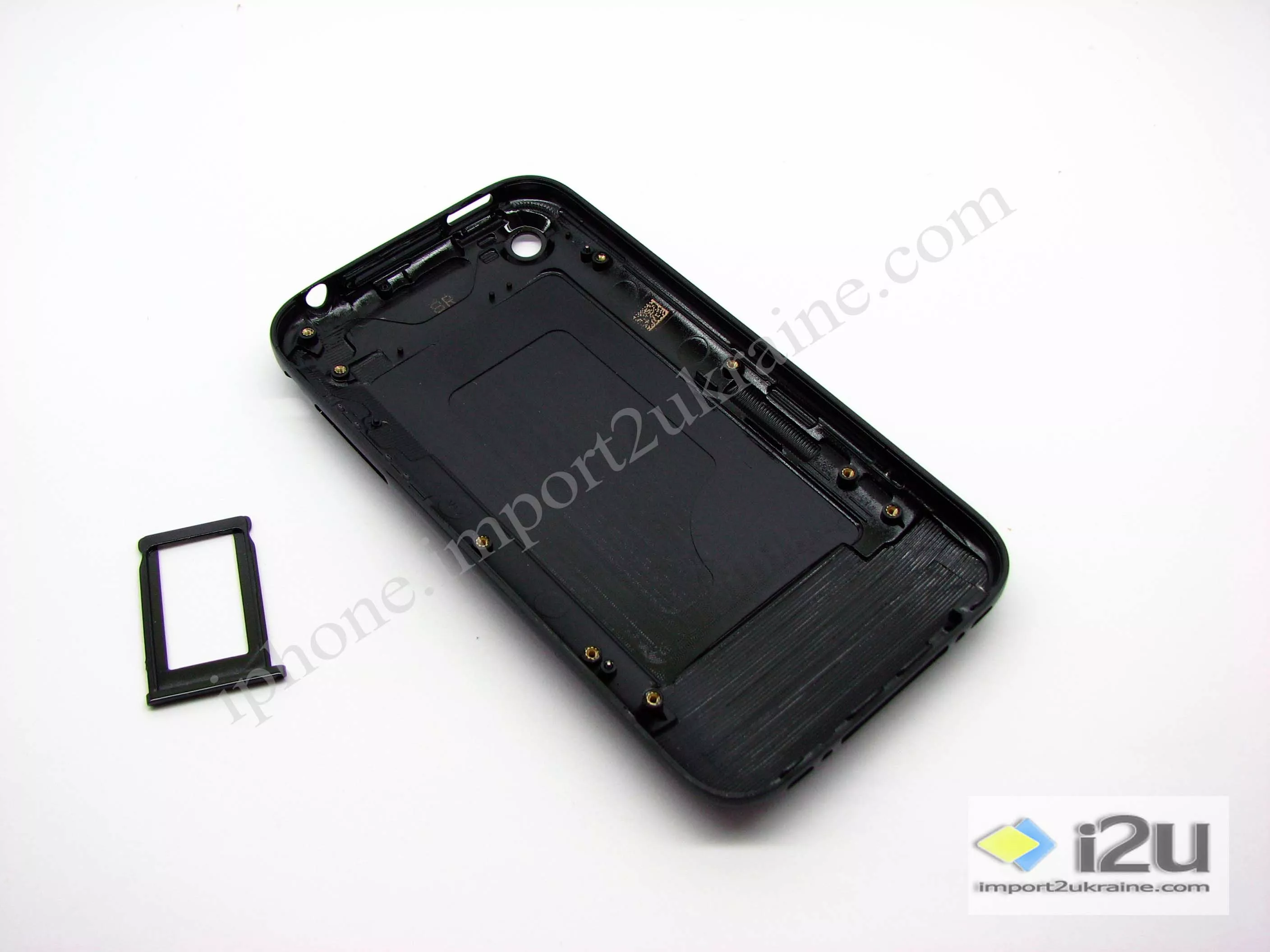 Черный, пластиковый корпус для iPhone