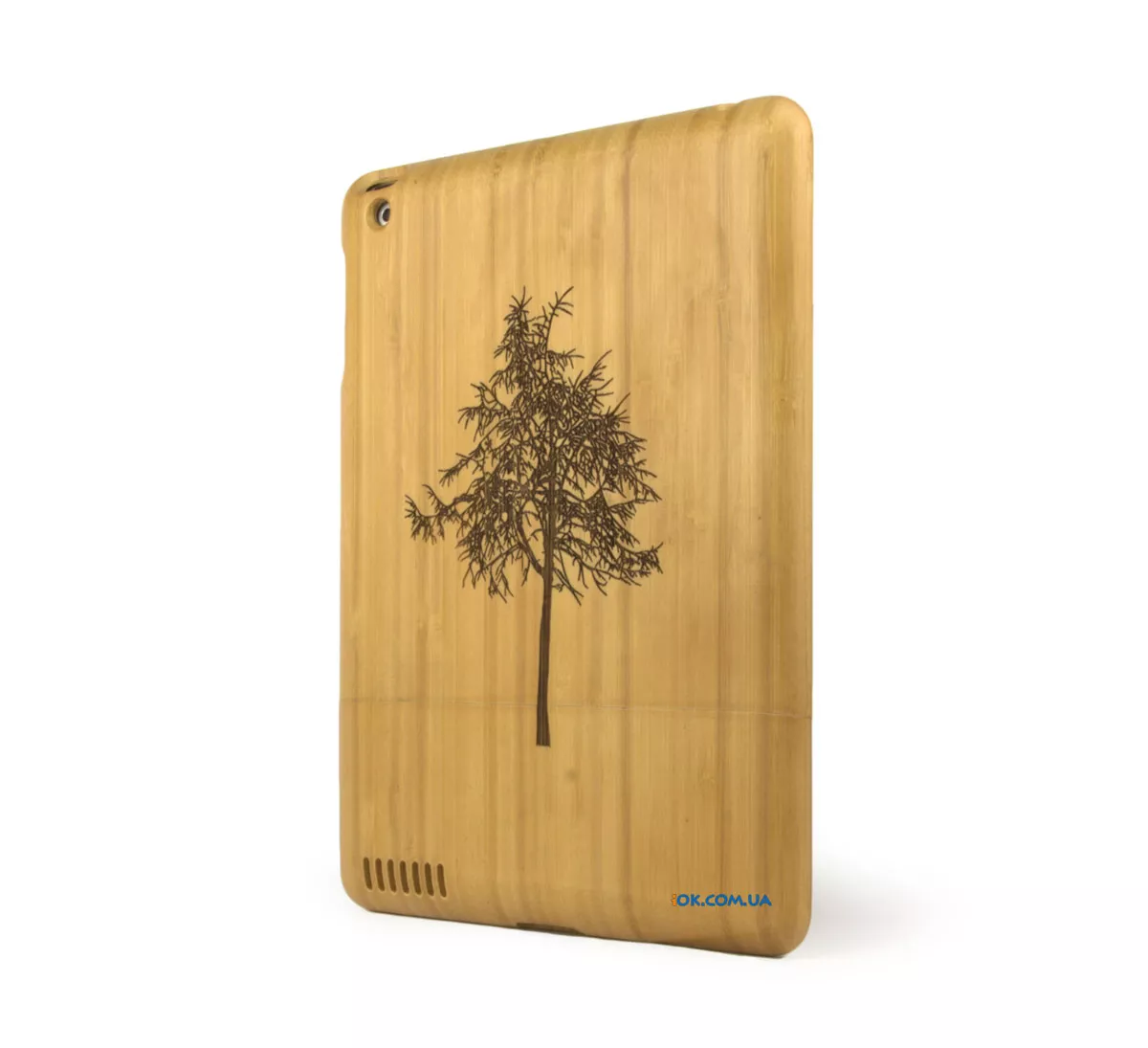 Деревяная накладка на iPad 2 / 3 / 4 с рисунком дерева