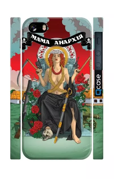 Чехол для iPhone 5, 5s мама анархия - Anarchy | Qcase