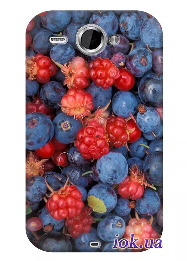 Чехол с ягодками для HTC Wildfire S