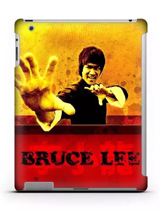 Купить пластиковый чехол на iPad 2/3/4 c известным актером Брюс Ли - Bruce Lee