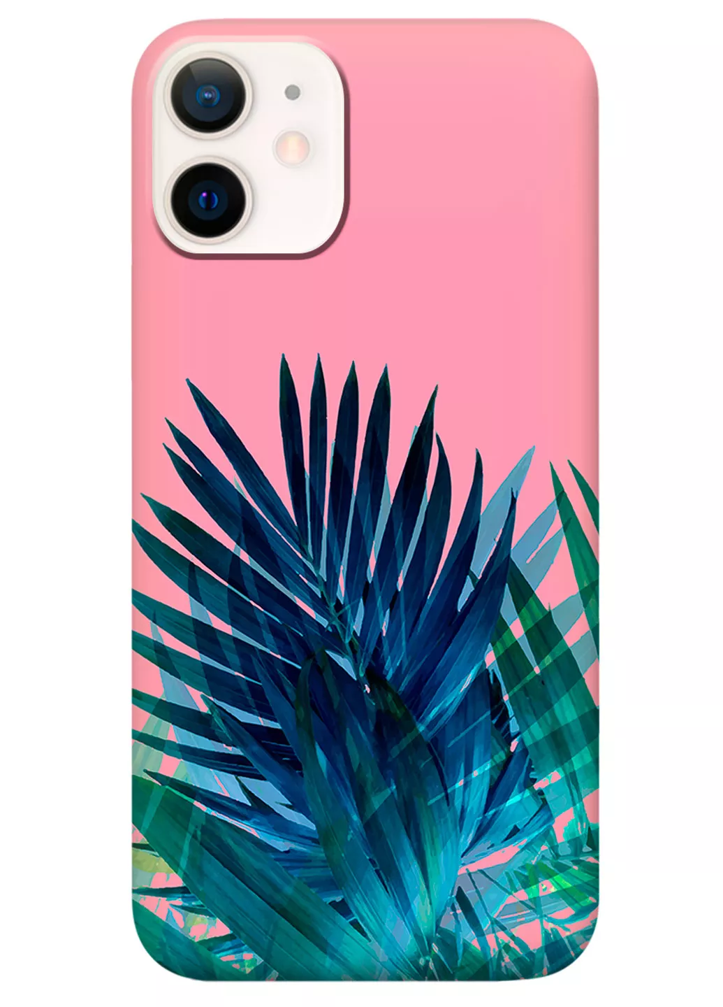 Чехол для iPhone 12 Mini - Тропические листья