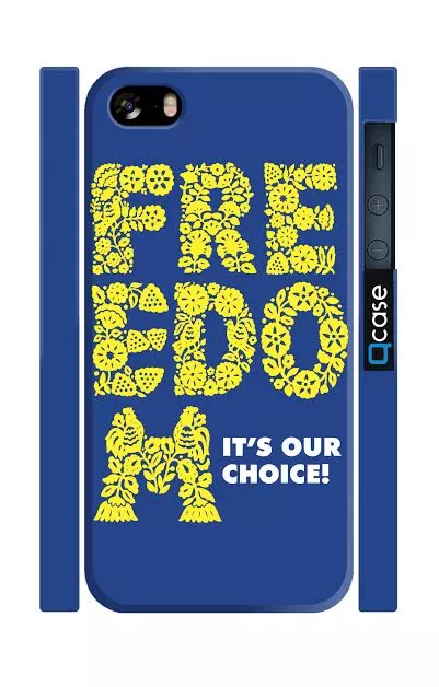Купить чехол желто-синим пейзажем Украины для iPhone 5/5S - Ukraine symbols